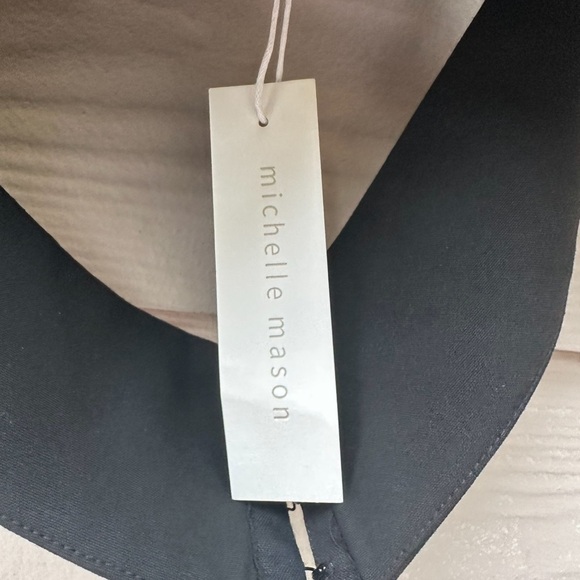 MICHELLE MASON Asymmetrical one shoulder bandeau top - Picture 9 of 12